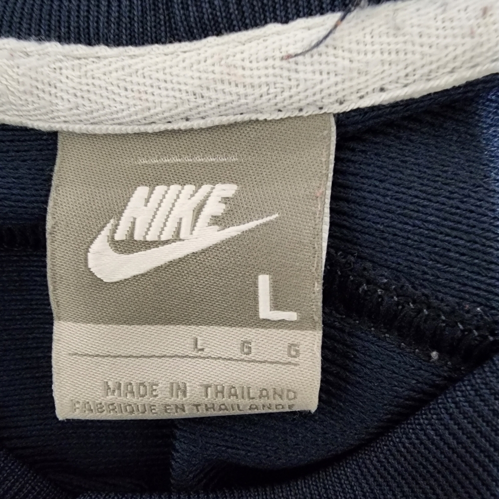 Nike Sleeveless Training Shirt Navy White Athletic Muscle Tank Size Large - Picture 9 of 13
